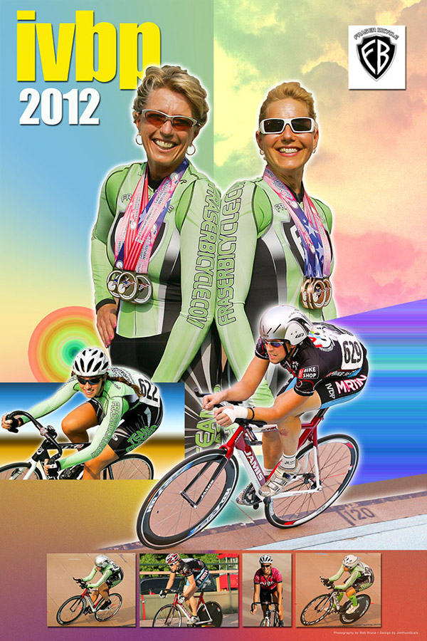 Velodrome Bike Racing Poster